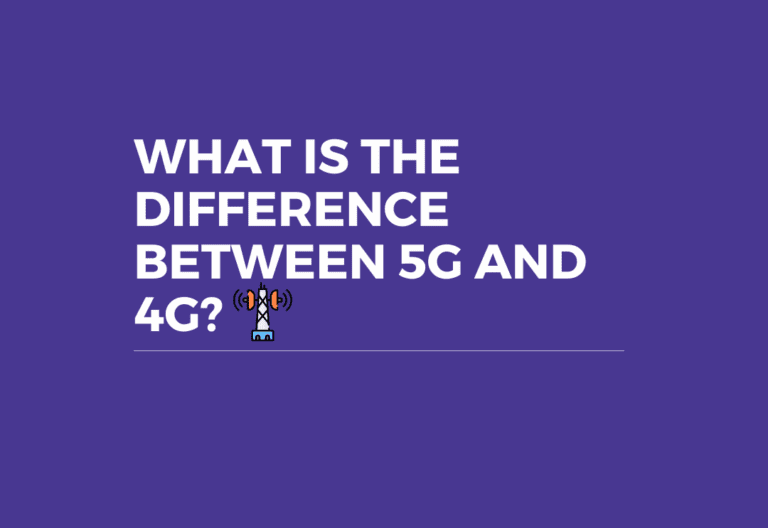 what is the difference between 4g and 5g