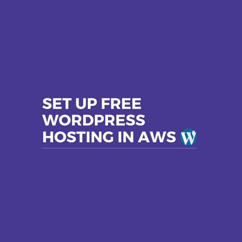 aws wordpress hosting