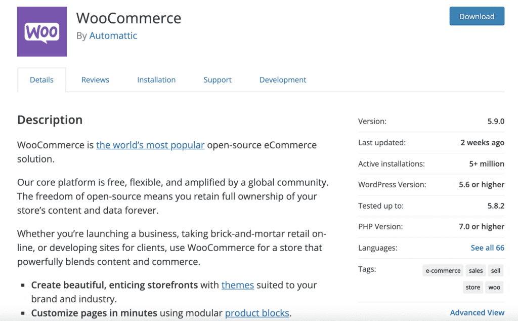woocommerce review